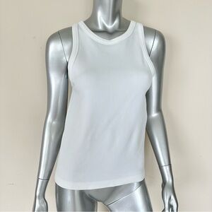 Danskin Women white tank top size M